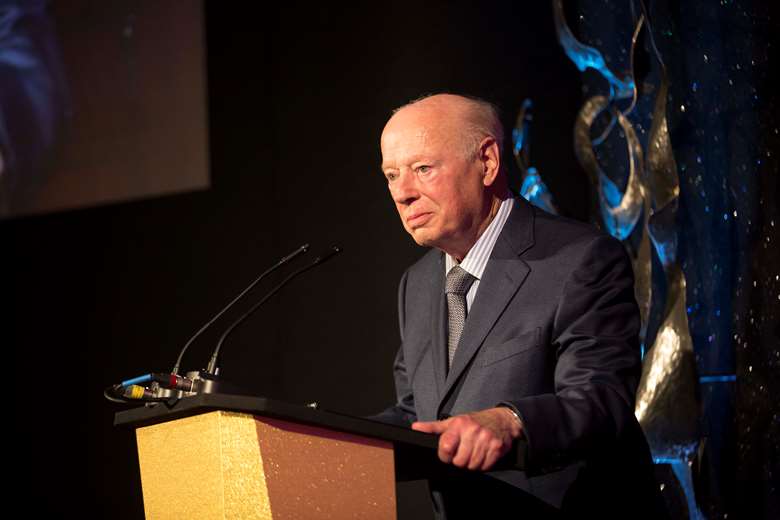Bernard Haitink, deeply moved as he received his Lifetime Achievement Award