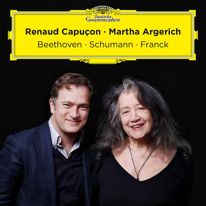 Renaud Capuçon's debut DG album - a recital with Martha Argerich