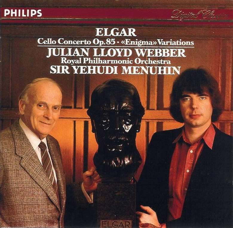 Lloyd Webber and Menuhin's recording of the Elgar Cello Concerto, made five years after this interview
