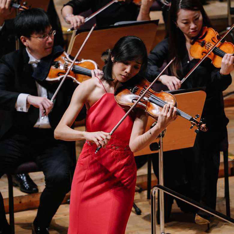 Nancy Zhou, winner of the Shanghai Isaac Stern International Violin Competition (photo: Shanghai Symphony Orchestra)