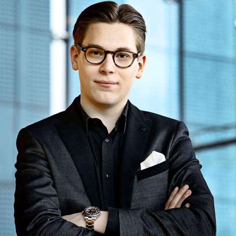 The Oslo Philharmonic's new Chief, Klaus Mäkelä (photo: Cheikki Tuuli)