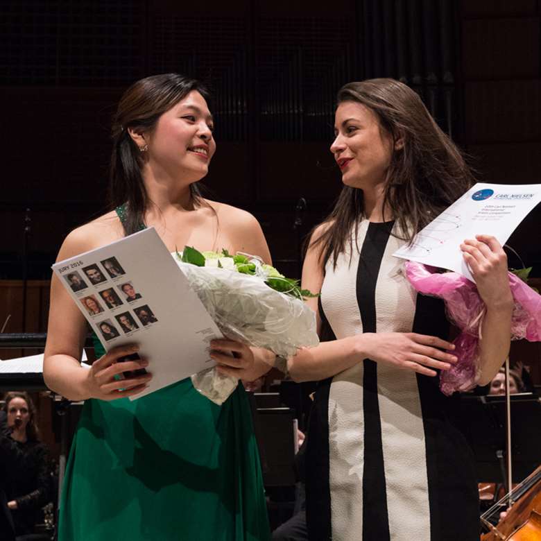 Jiyoon Lee and Liya Petrova: 2016's winners, the last time the violin competition took place