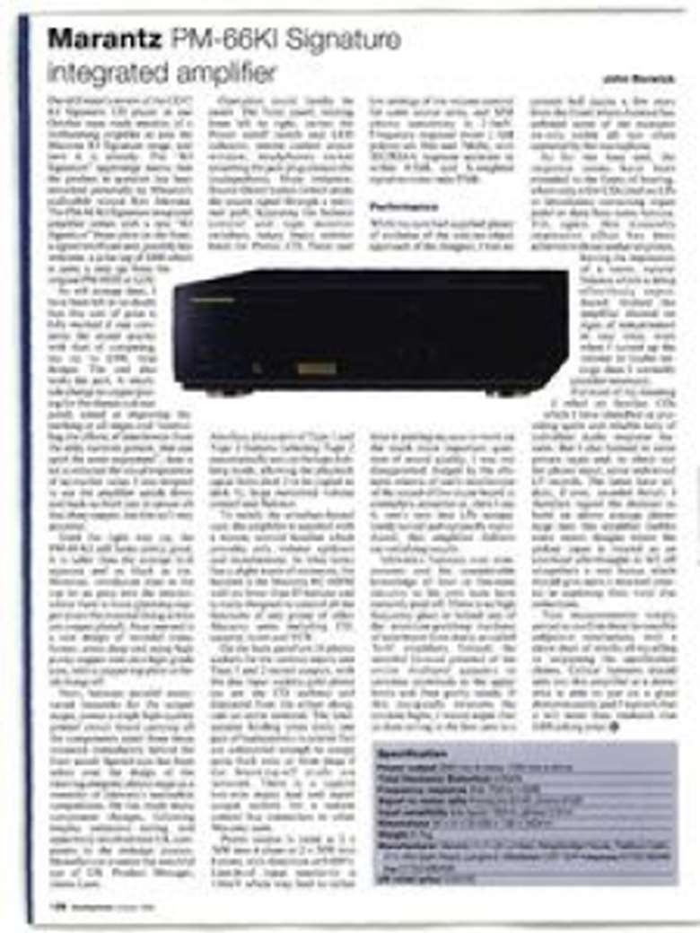 Marantz PM-66K1 Signature 