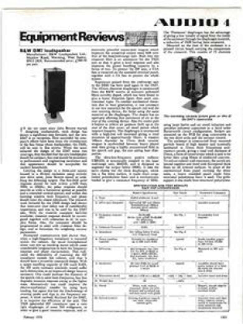 B&W DM7 speakers