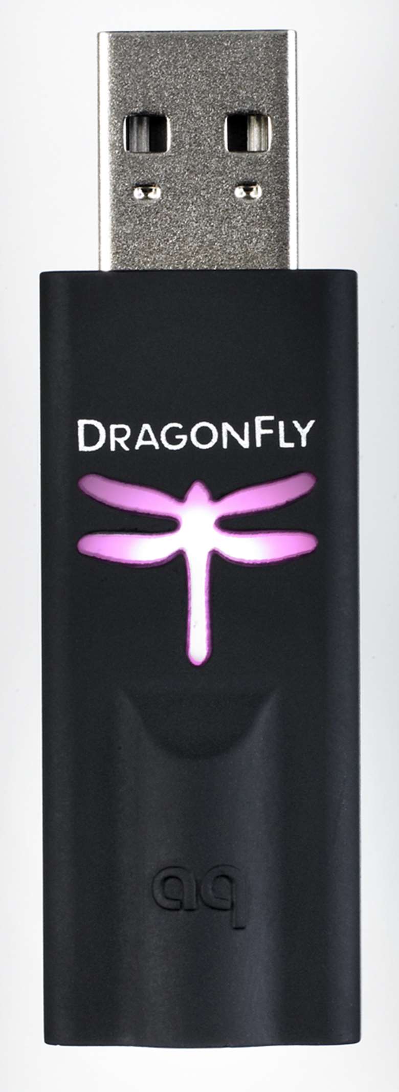 DragonFly's logo changes colour according to the signal being received
