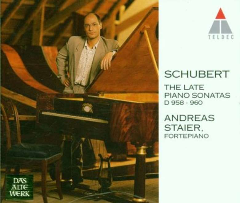 Andreas Staier's recording of Schubert on fortepiano for Teldec