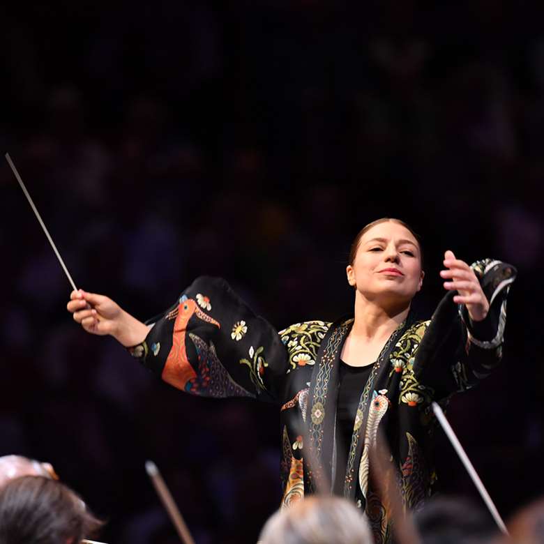 This year's Last Night conductor Dalia Stasevska (photo: Chris Christodoulou)