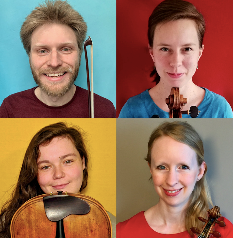 Next up in the Home Concert Club: the Gildas Quartet