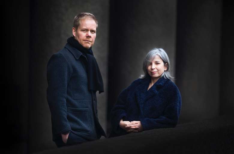 Max Richter and Yulia Mahr, the creative team behind Voices (photo: Mike Terry)