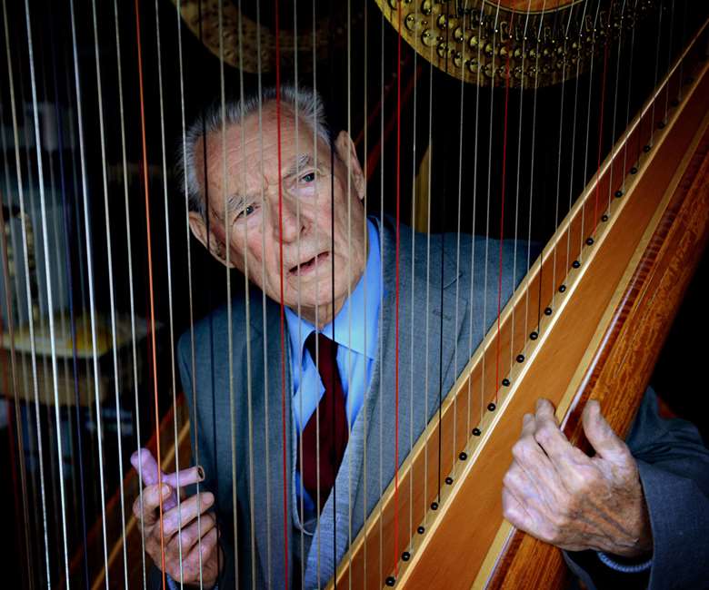 Osian Ellis: his generation's leading harpist (photo: Mandy Jones Photography)