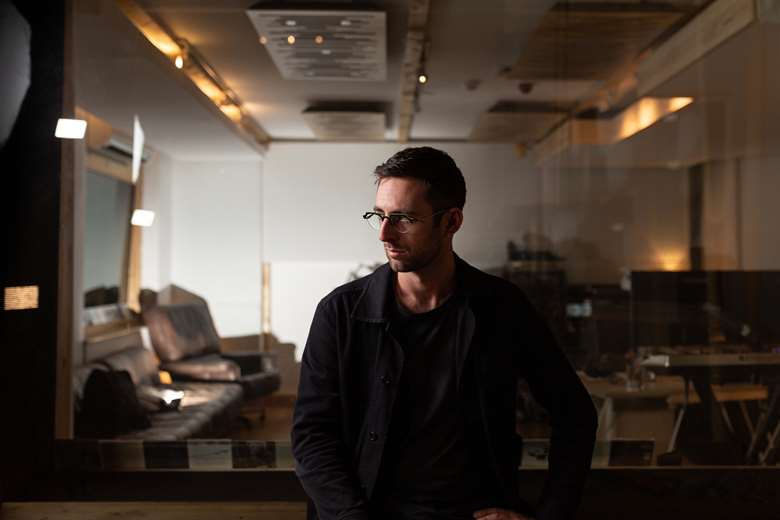 Adam Szabo, Chief Executive and Co-Founder of Manchester Collective (Photo: Robin Clewley)