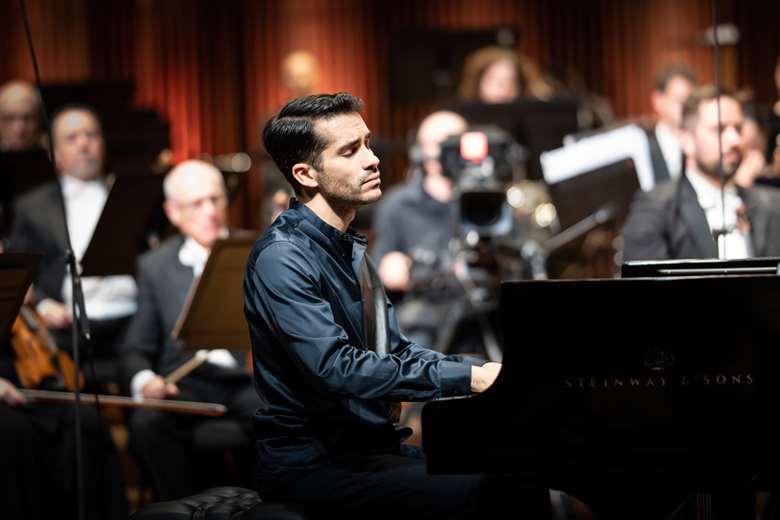 Juan Perez Floristan, winner of the Rubinstein Piano Competition (photo: Yoel Levy)