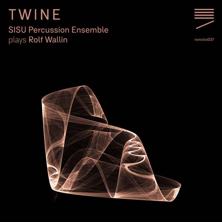 The cover of Twine shows an exact graphical equivalent of moment of music by Rolf Wallin