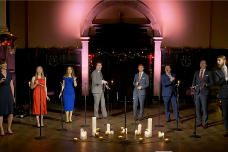 VOCES8 get into the Christmas spirit ahead of the next Live from London festival