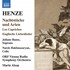 Hans Werner Henze Nachtstücke Und Arien; Los Caprichos; Englische Liebeslieder Banse:Orf Vienna Rso:Alsop