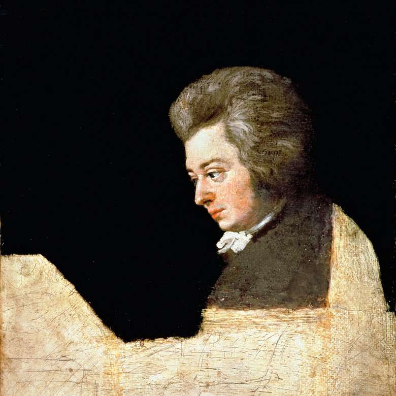 The unfinished portrait of Mozart by the composer’s brother-in-law Joseph Lange from c1782-83, a few years before the symphony’s ‘premiere’ (Bridgeman Images)