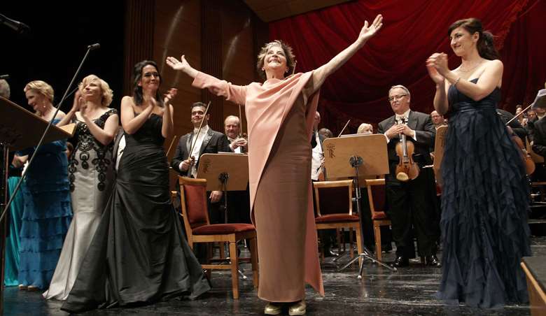 Teresa Berganza at the Teatro Real in 2013 (photo Javier del Real)