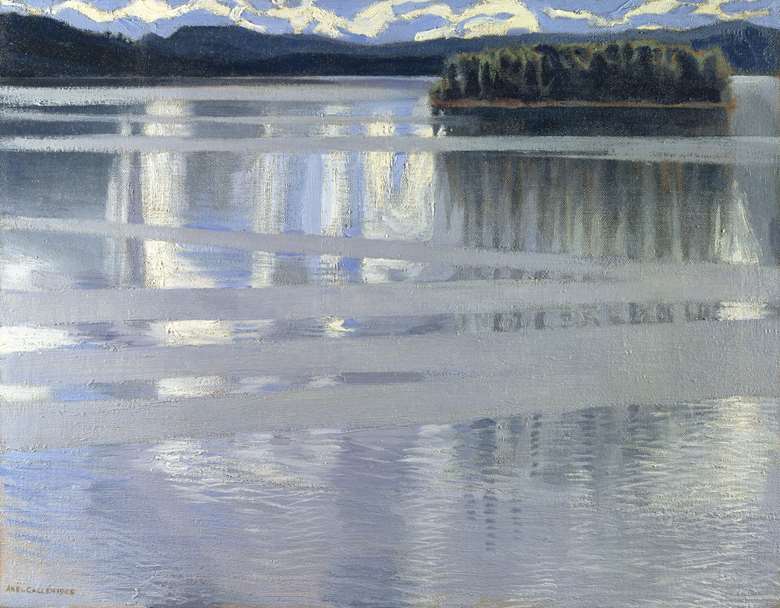 Lake Keitele, by Akseli Gallen-Kallela (1865 1931); the opening shimmer of the Concerto reflects, for Leonidas Kavakos, the calmness of a Finnish lake (photo: Bridgeman Images)