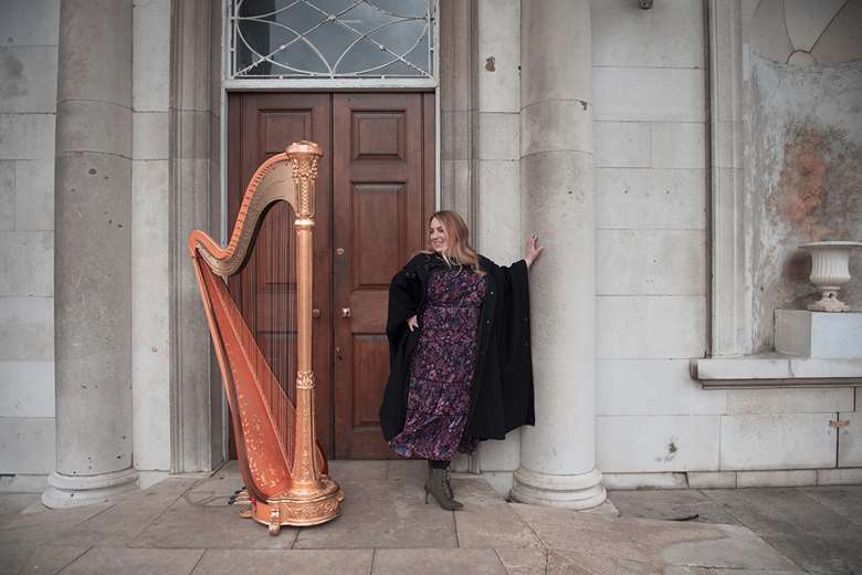 Keziah Thomas, whose arrangement of the Four Seasons for harp is available now (photo: Cat Arwen) 