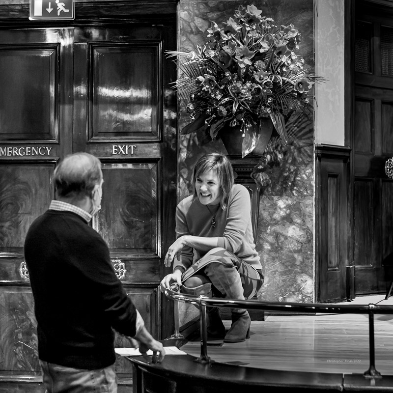 Marlis Petersen (soprano) talking to Michael White (presenter) ahead of her livestreamed recital in November 2021