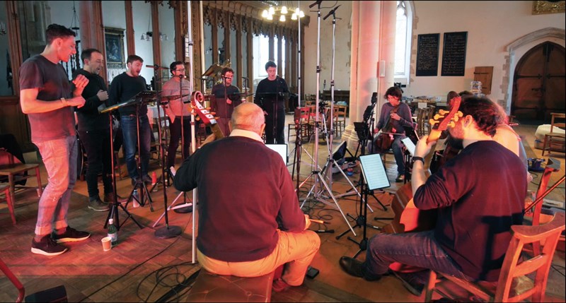 kings singers and fretwork session photo