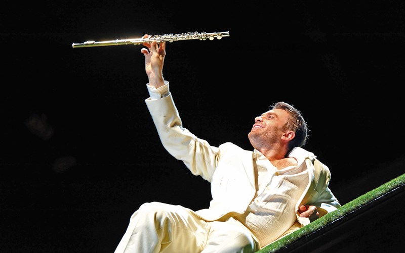 Pavol Bresik as Tamino in Robert Carsen’s Rattle-conducted Baden-Baden production