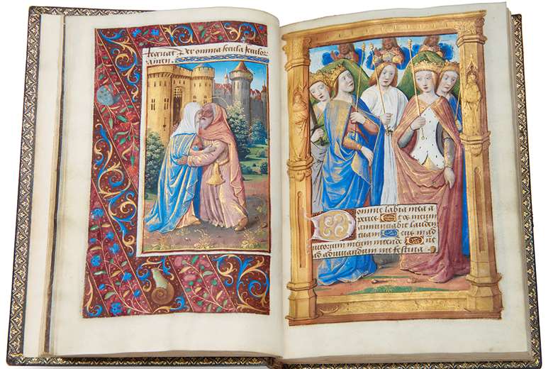 A Book of Hours by the Master of Martainville 183, part of the Harnoncourt's Collection being sold by Christie's