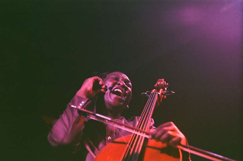 Abel Selaocoe performing at through the noise's noisenight nine