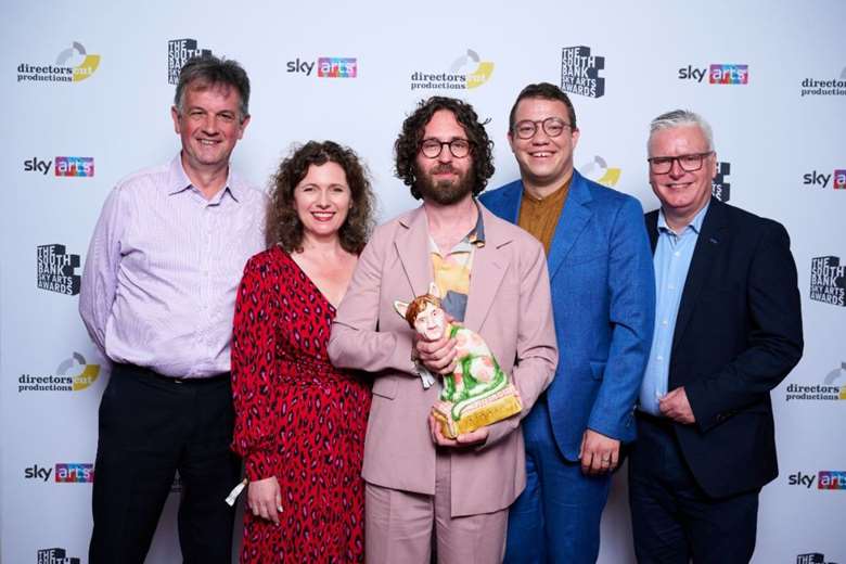 Gavin Higgins at the 2023 South Bank Sky Arts Awards 