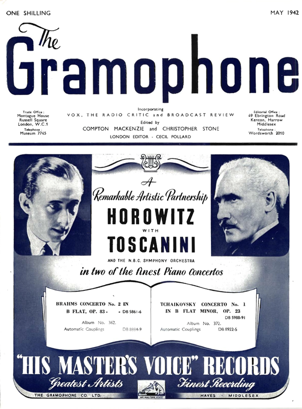 gramophone may 1942