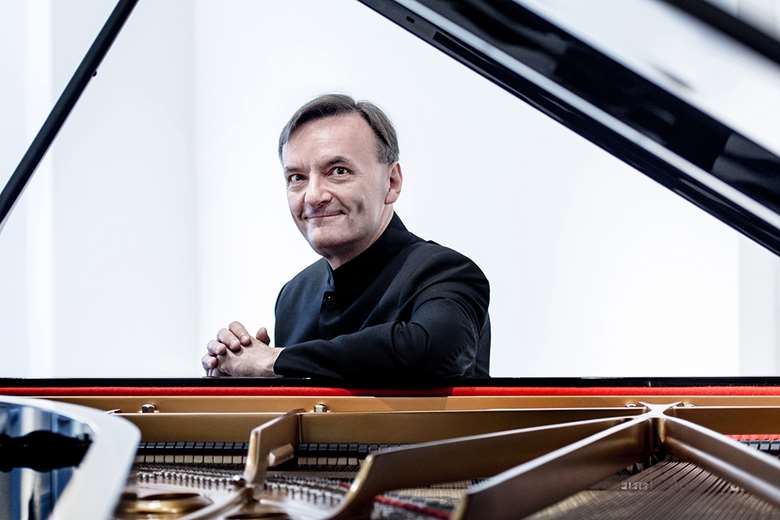 Sir Stephen Hough, whose 40 albums for Hyperion will soon be all available to stream (photo: Sim Canetty-Clarke)
