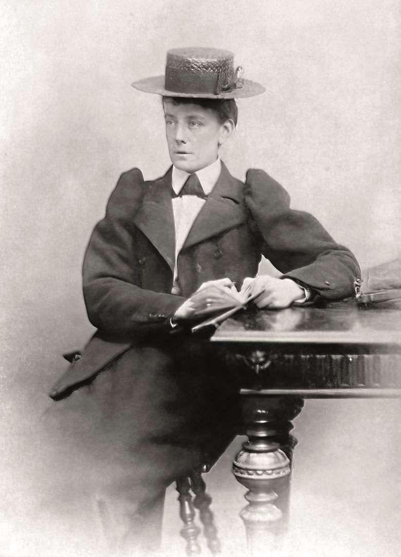 Ethel Smyth, English composer photographed in 1898