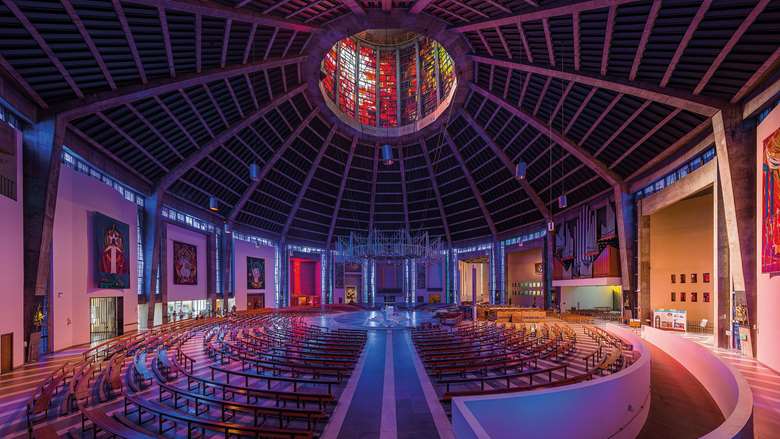 The Metropolitan Cathedral of Christ the King, Liverpool, mother church of the Roman Catholic Archdiocese of Liverpool, was designed by Sir Frederick Gilbert (1908-84) and consecrated in 1967, when its Walker organ was first heard