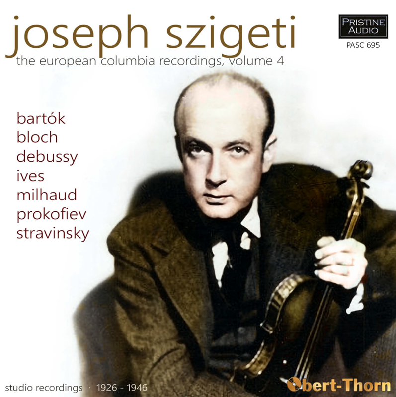 Joseph Szigeti ‘The European Columbia Recordings, Vol 4’