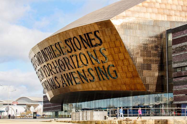 The Millennium Centre, home to the Welsh National Opera