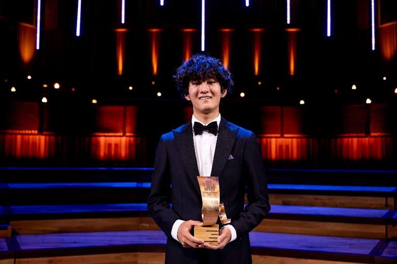 Ryan Wang, winner of BBC Young Musician 2024 (Photo: BBC/Betsan Evans)