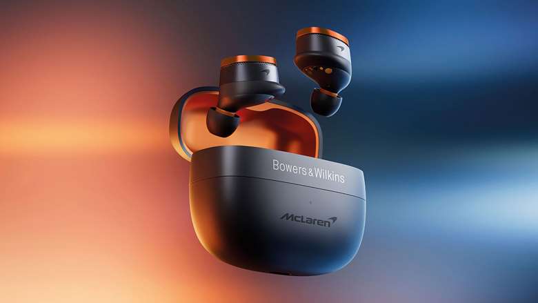Hi-tech earbuds with Formula 1 style: the Bowers & Wilkins Pi8 McLaren Edition