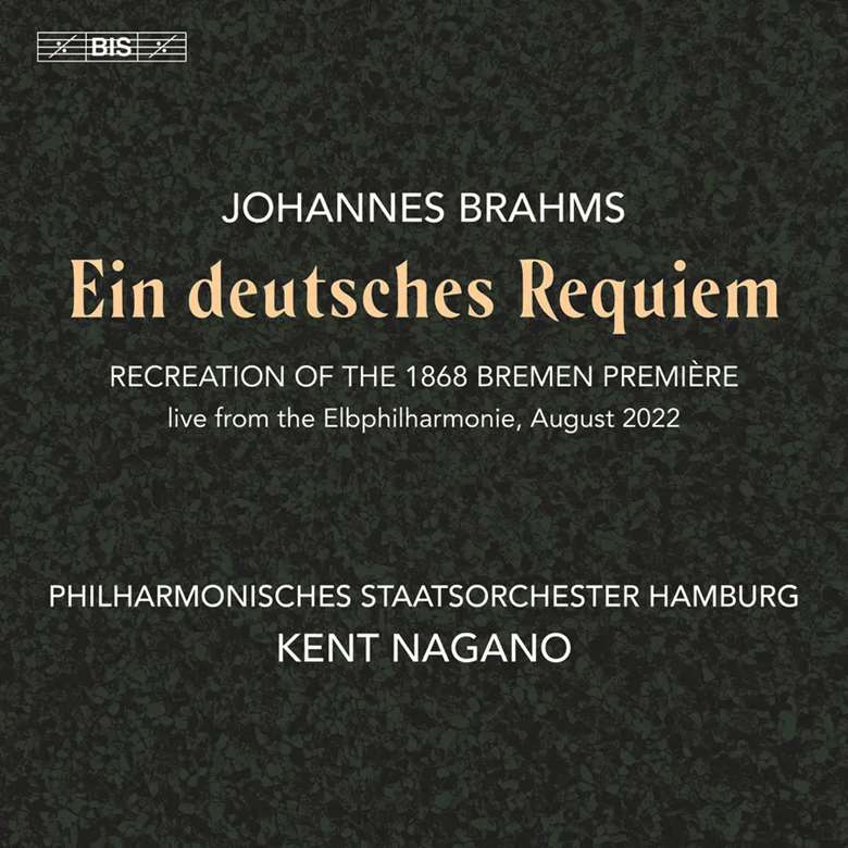 Kate Lindsey (mez), Jóhann Kristinsson (bar) / Various choirs / Philharmonisches Staatsorchester Hamburg, Veronika Eberle (vn), Thomas Cornelius (org)/ Kent Nagano (dir) / BIS 2720 SACD