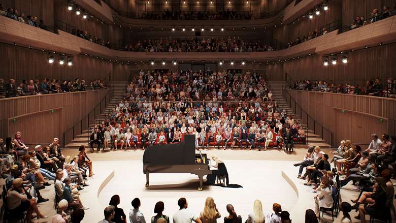 Dunard Centre – stage view (David Chipperfield Architects)